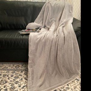 Premium Rabbit Fur with Mink back solid